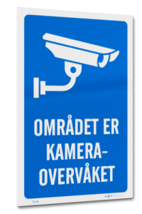 kameraskilt 30x20
